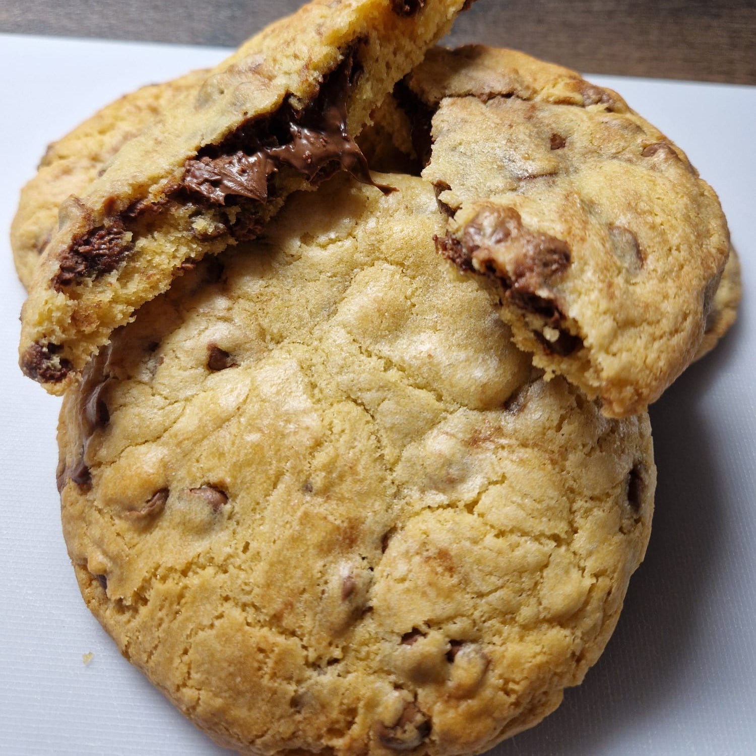 Lilly's Chocolate Hazelnut Stuffed Cookie